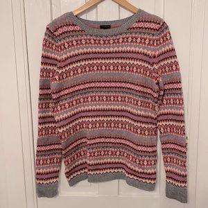 Pretty Fair Isle Knit Sweater